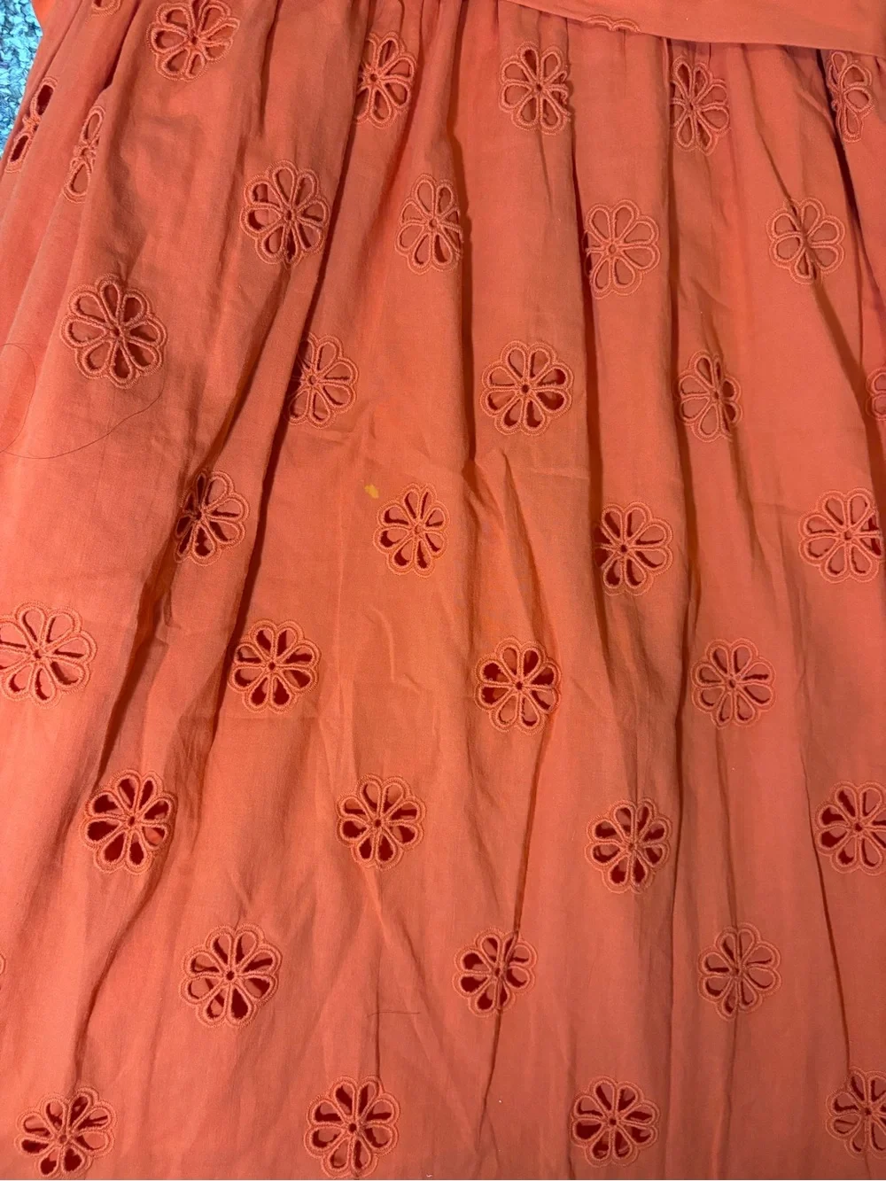 Kate Spade Clover Eyelet Summer Wedding Resortwear Vacation Cottagecore Dress